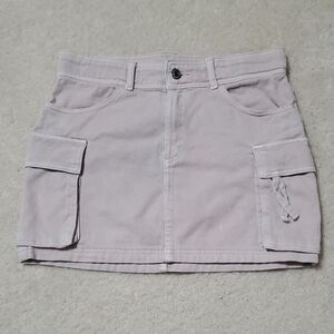 H&M Light Tan Cargo Skirt